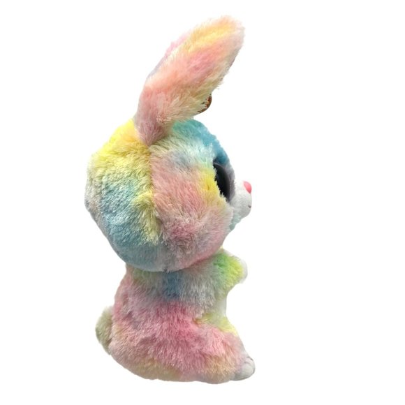 Ty Beanie Boos Collection Bubby Bunny Stuffed Animal Plush Toy Spring Silk - Picture 5 of 11